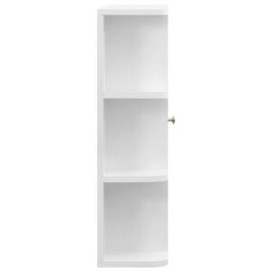 vidaXL Spegelskåp för badrum vit 66x17x63 cm MDF - Bild 5