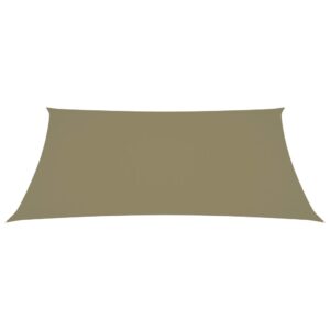 vidaXL Solsegel oxfordtyg rektangulärt 3x4,5 m beige - Bild 3