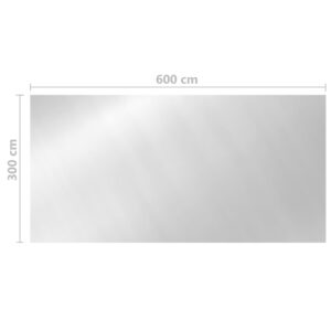 vidaXL Poolskydd silver 600x300 cm PE - Bild 5