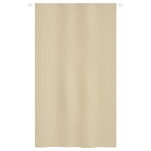 vidaXL Balkongskärm beige 140x240 cm oxfordtyg - Bild 2