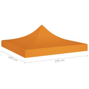 vidaXL Tak till partytält 3x3 m orange 270 g/m² - Bild 5