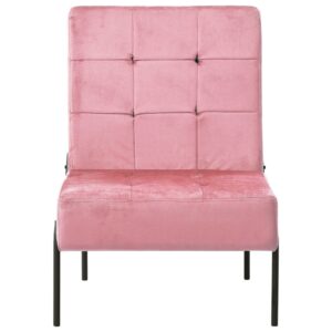 vidaXL Avkopplingsstol 65x79x87 cm rosa sammet - Bild 2