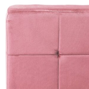 vidaXL Avkopplingsstol 65x79x87 cm rosa sammet - Bild 6