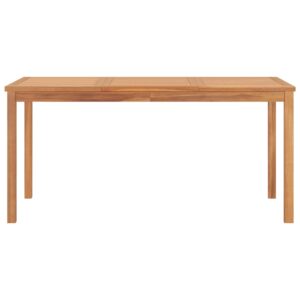 vidaXL Trädgårdsbord 160x80x77 cm massiv teak - Bild 2