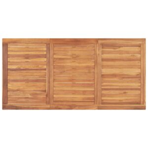 vidaXL Trädgårdsbord 160x80x77 cm massiv teak - Bild 4