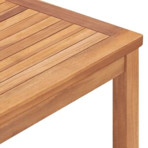 vidaXL Trädgårdsbord 160x80x77 cm massiv teak - Bild 6