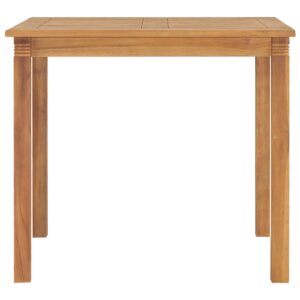 vidaXL Trädgårdsbord 85x85x75 cm massiv teak - Bild 2