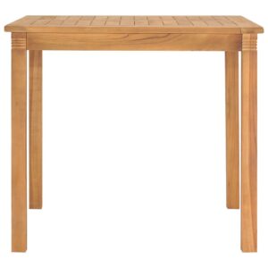 vidaXL Trädgårdsbord 85x85x75 cm massiv teak - Bild 3