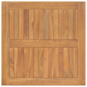 vidaXL Trädgårdsbord 85x85x75 cm massiv teak - Bild 4