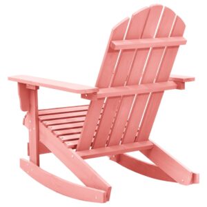 vidaXL Gungstol adirondack massivt granträ rosa - Bild 4