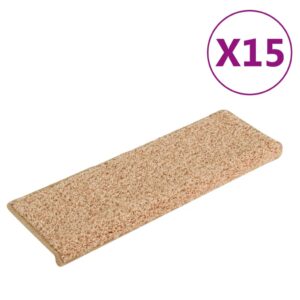 vidaXL Trappstegsmattor 15 st 65x21x4 cm guld - Bild 2