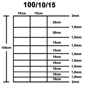 vidaXL Fårstängsel galvaniserat stål 50x1 m silver - Bild 5