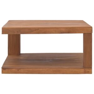 vidaXL Soffbord 65x65x33 cm massiv teak - Bild 3