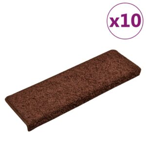 vidaXL Trappstegsmattor 10 st 65x21x4 cm brun - Bild 2