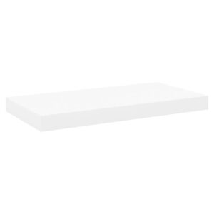 vidaXL Svävande vägghyllor 2 st ek och vit 50x23x3,8 cm MDF - Bild 4