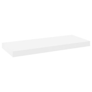 vidaXL Svävande vägghyllor 4 st ek och vit 60x23,5x3,8 cm MDF - Bild 4