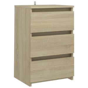 vidaXL Sängbord 2 st sonoma-ek 40x35x62,5 cm konstruerat trä - Bild 5