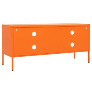 vidaXL Tv-bänk orange 105x35x50 cm stål - Bild 7