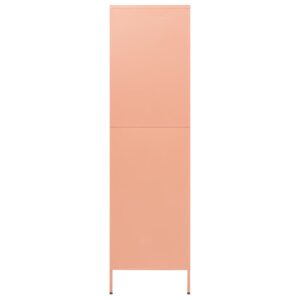 vidaXL Garderob 90x50x180 cm rosa stål - Bild 5