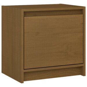 vidaXL Sängbord honungsbrun 40x30,5x40 cm massiv furu - Bild 2