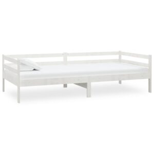 vidaXL Dagbädd vit massiv furu 90x200 cm - Bild 2