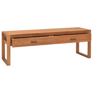 vidaXL Tv-bänk 120x40x45 cm massiv teak - Bild 3