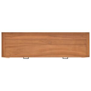 vidaXL Tv-bänk 120x40x45 cm massiv teak - Bild 6