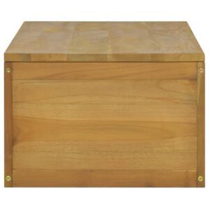 vidaXL Väggmonterat badrumsskåp 110x45x30 cm massiv teak - Bild 6