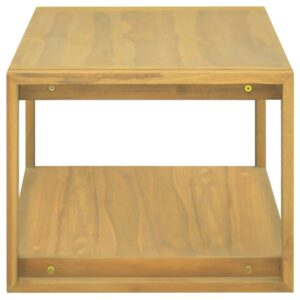 vidaXL Väggmonterat badrumsskåp 90x45x35 cm massiv teak - Bild 3