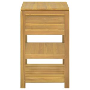 vidaXL Badrumsskåp 60x45x75 cm massiv teak - Bild 4