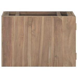 vidaXL Väggmonterat badrumsskåp 60x39x40 cm massiv teak - Bild 2