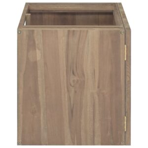 vidaXL Väggmonterat badrumsskåp 90x39x40 cm massiv teak - Bild 3