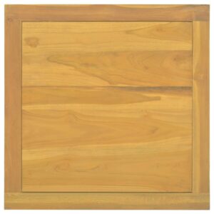 vidaXL Soffbord 60x60x40 cm massiv teak - Bild 3