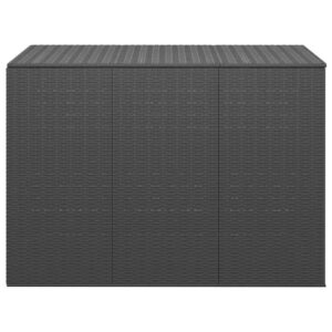 vidaXL Dynbox PE-rotting 145x100x103 cm svart - Bild 2