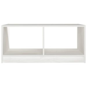 vidaXL Soffbord vit 75x50x33,5 cm massiv furu - Bild 6