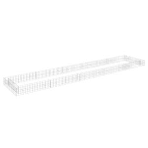 vidaXL Planteringsgabion upphöjd galvaniserat stål 500x100x20 cm - Bild 2