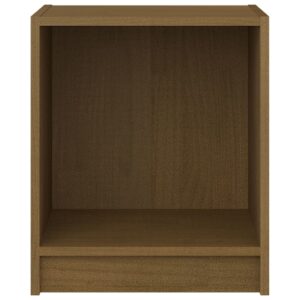 vidaXL Sängbord 2 st honungsbrun 35,5x33,5x41,5 cm massivt furu - Bild 7