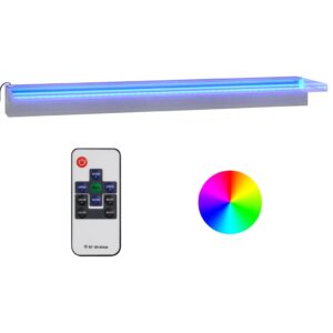 vidaXL Vattenfall med RGB LED rostfritt stål 90 cm - Bild 2