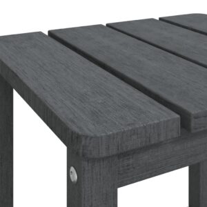 vidaXL Adirondack bord antracit 38x38x46 cm HDPE - Bild 6