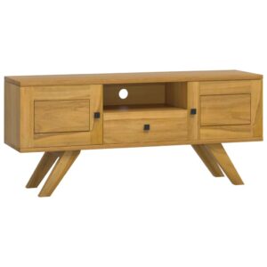 vidaXL Tv-bänk 110x30x50 cm massiv teak - Bild 2