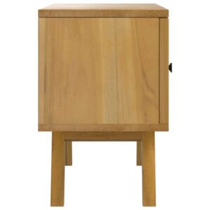 vidaXL Tv-bänk 110x30x50 cm massiv teak - Bild 5