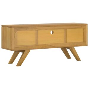 vidaXL Tv-bänk 110x30x50 cm massiv teak - Bild 6