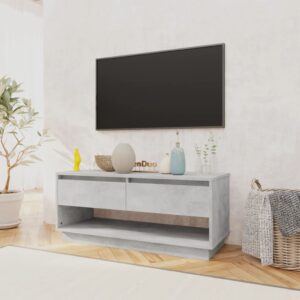 vidaXL TV-bänk betonggrå 102x41x44 cm konstruerat trä - Bild 3