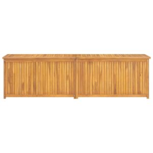 vidaXL Trädgårdslåda 200x50x55 cm massiv teak - Bild 2