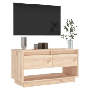 vidaXL Tv-bänk 74x34x40 cm massiv furu - Bild 3