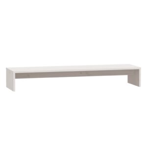 vidaXL Skärmställ vit 100x27x15 cm massiv furu - Bild 2