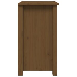 vidaXL Sängbord 2 st honungsbrun 40x35x61,5 cm massiv furu - Bild 6