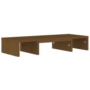 vidaXL Skärmställ honungsbrun 60x24x10,5 cm massiv furu - Bild 3