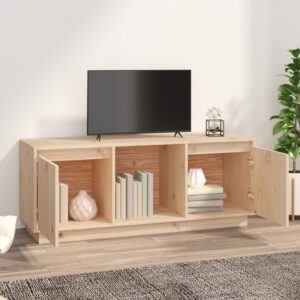 vidaXL Tv-bänk 110,5x35x44 cm massiv furu - Bild 3