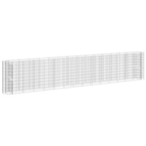 vidaXL Planteringsgabion galvaniserat järn 540x50x100 cm - Bild 2